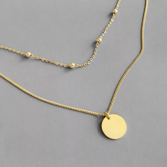 NEW Multi Layer Coin Necklace - Picture 7 of 10